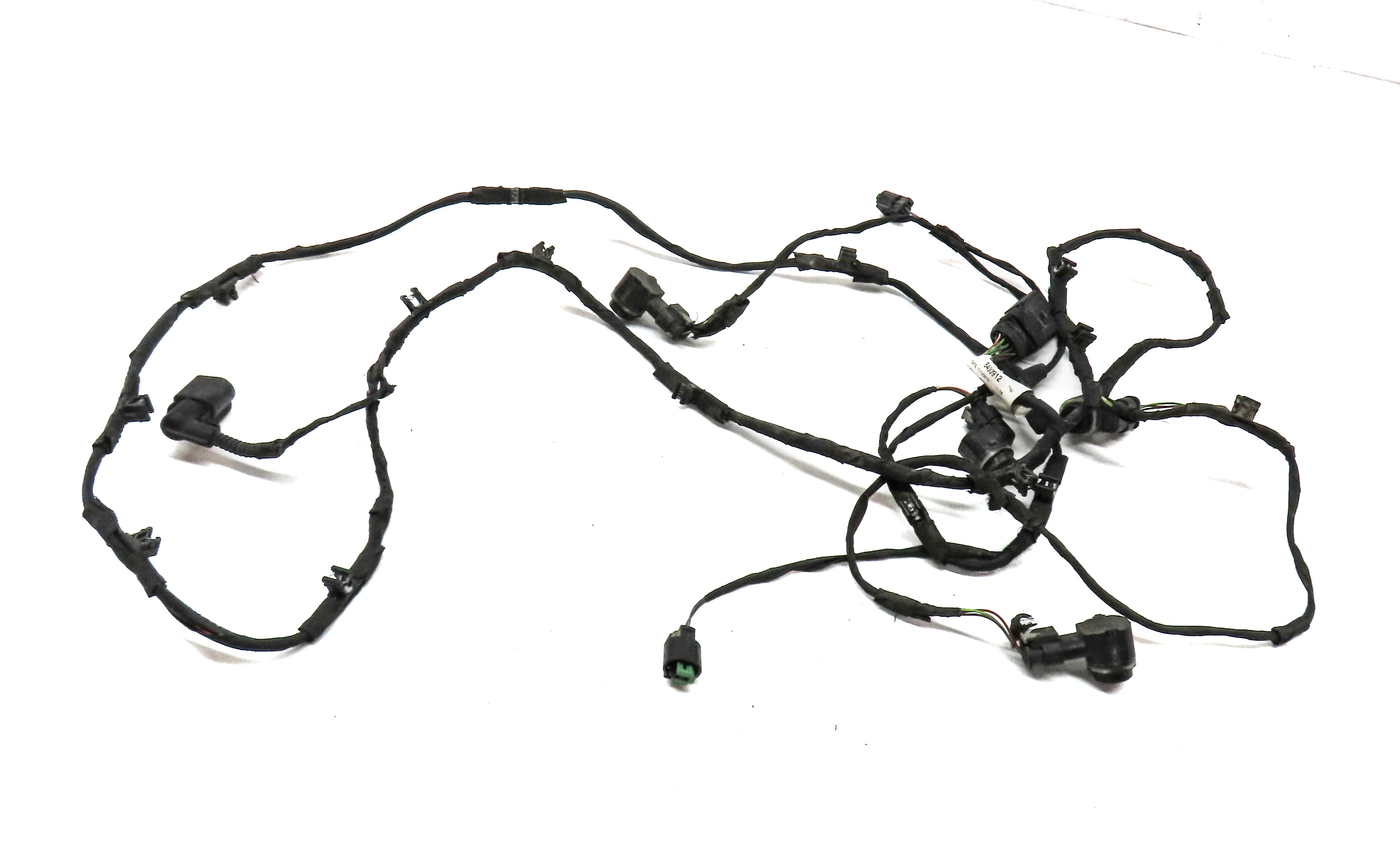 2015 AUDI Q3 (8U) FRONT PARK ASSIST PDC SENSOR SET 4 w/ WIRE HARNESS (SILVER) — exact item pictured